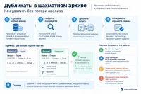 Как убрать дубликаты из шахматного архива и не потерять анализ