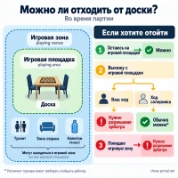 Можно ли отходить от доски во время шахматной партии