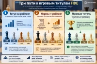 Три пути к игровым титулам FIDE рейтинг, нормы и прямые титулы