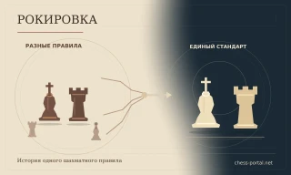 Эволюция рокировки: от разных исторических правил к единому стандарту