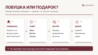 Как проверить возможную шахматную ловушку перед взятием фигуры