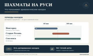 Датировки шахматных находок XII–XIII веков в Новгороде, Старой Рязани и Смоленске и отличие времени находки от даты появления игры