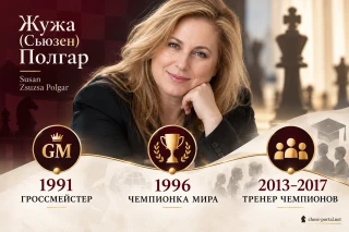 Жужа Полгар — гроссмейстер, чемпионка мира по шахматам и тренер университетских чемпионов