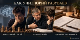 Три приёма шахматной подготовки Юрия Разуваева